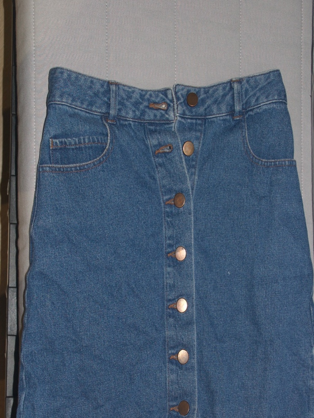 jean skirt, twik , S
